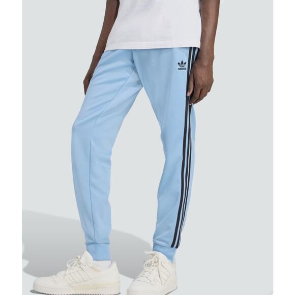 NEW ADIDAS ORIGINALS Adicolor Men's Tracksuit Size Small Ash Blue/ Blue - Picture 4 of 9